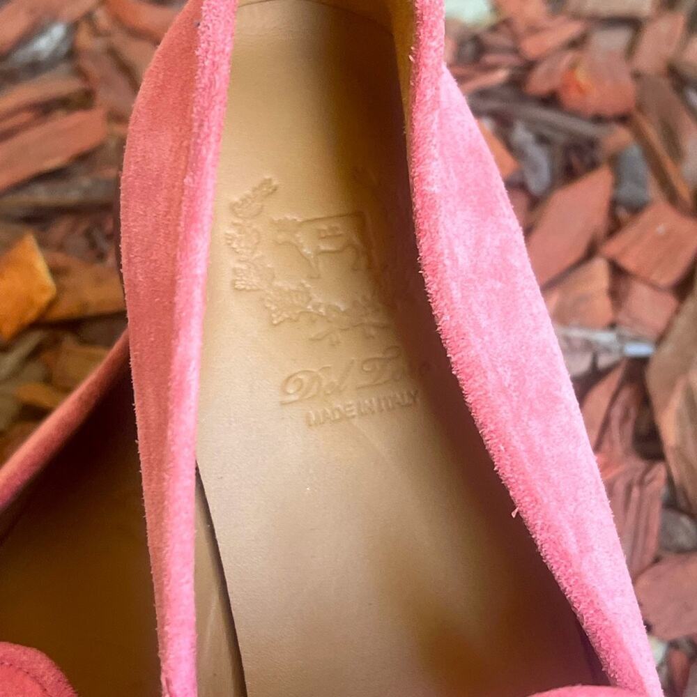 NWOB Del Toro Suede Milano Loafers begonia suede size 8.5 - Picture 6 of 10